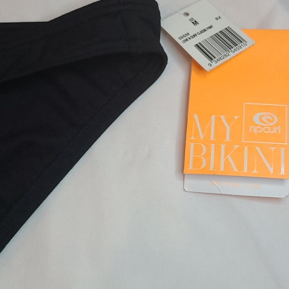 NWT Rip Curl Black Bikini Bottom Medium - Picture 2 of 5